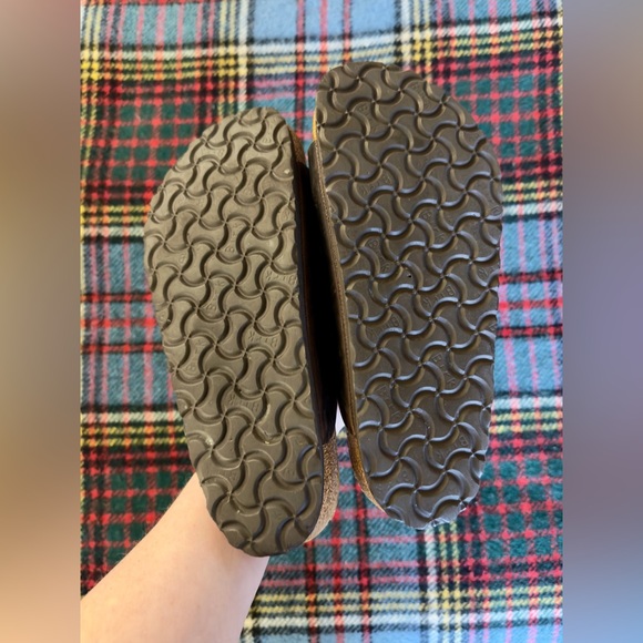 Birkenstock Black Leather Zurich Sandals Size 7.5/38/245 - Picture 5 of 6